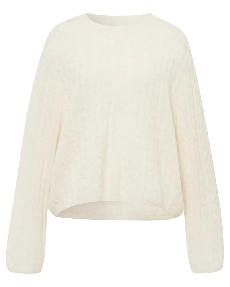 Include Rundhals-Pullover  beige Beige