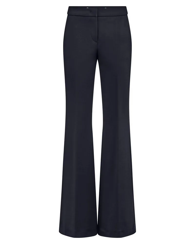 FADENMEISTER BERLIN Wide Fit-Jersey-Hose  blau Blau