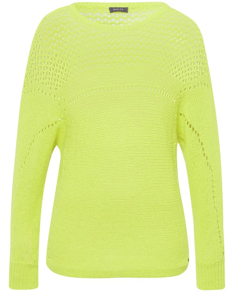 Basler Strick-Pullover  grün Grün