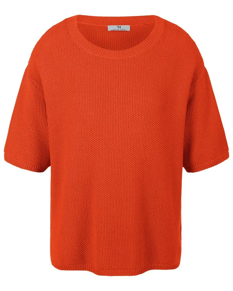 Peter Hahn Pullover 1/2-Arm aus 100% Baumwolle  orange Orange