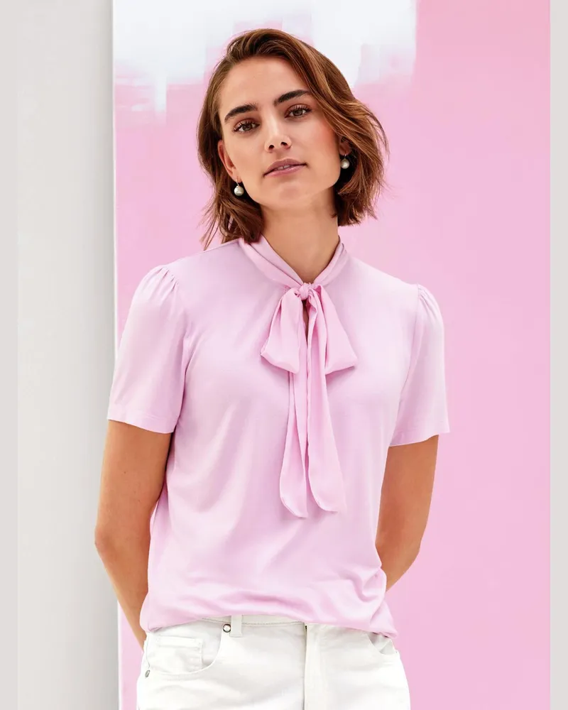 UTA RAASCH Rundhals-Shirt  rosé Rosé