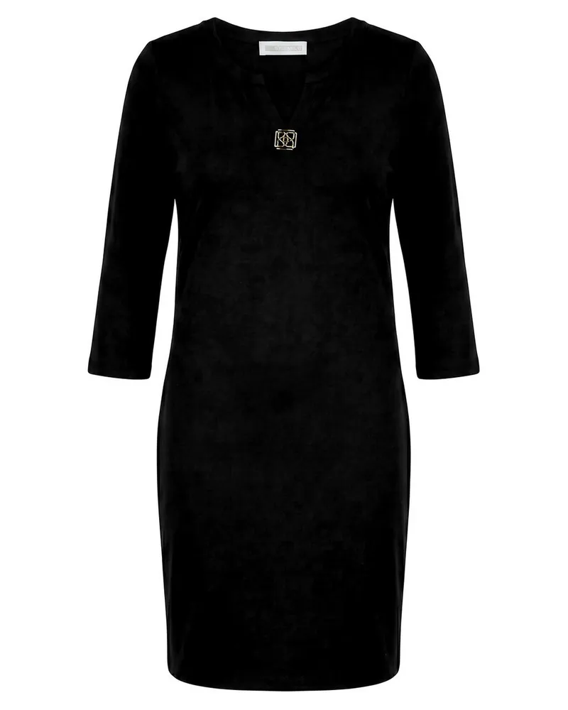 St. Emile Jersey-Kleid  schwarz Schwarz