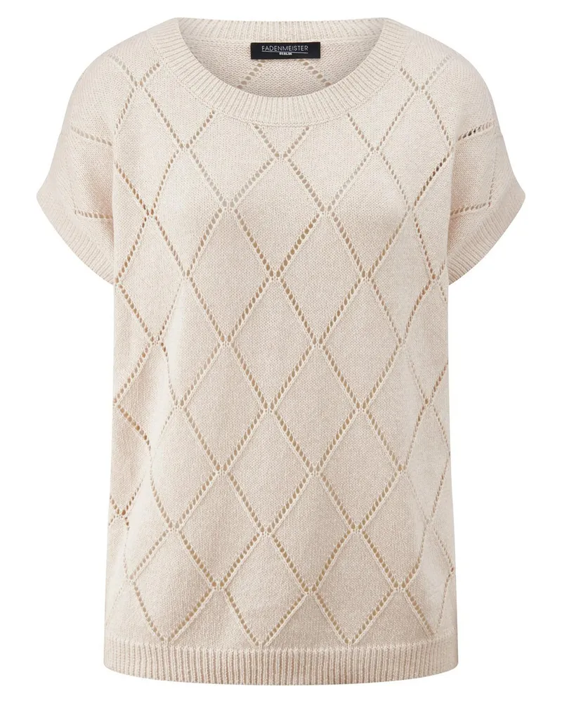 FADENMEISTER BERLIN Rundhals-Pullover  beige Beige
