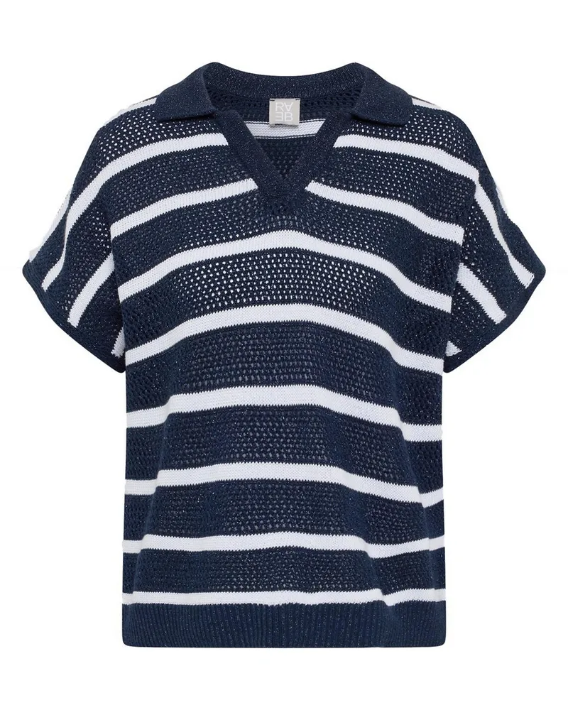 Rabe Polo-Pullover  blau Blau