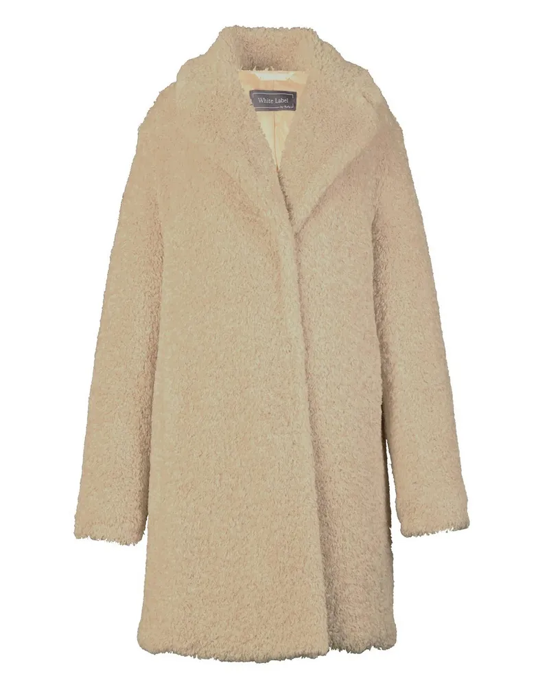 White Label Long-Jacke  weiss Weiss