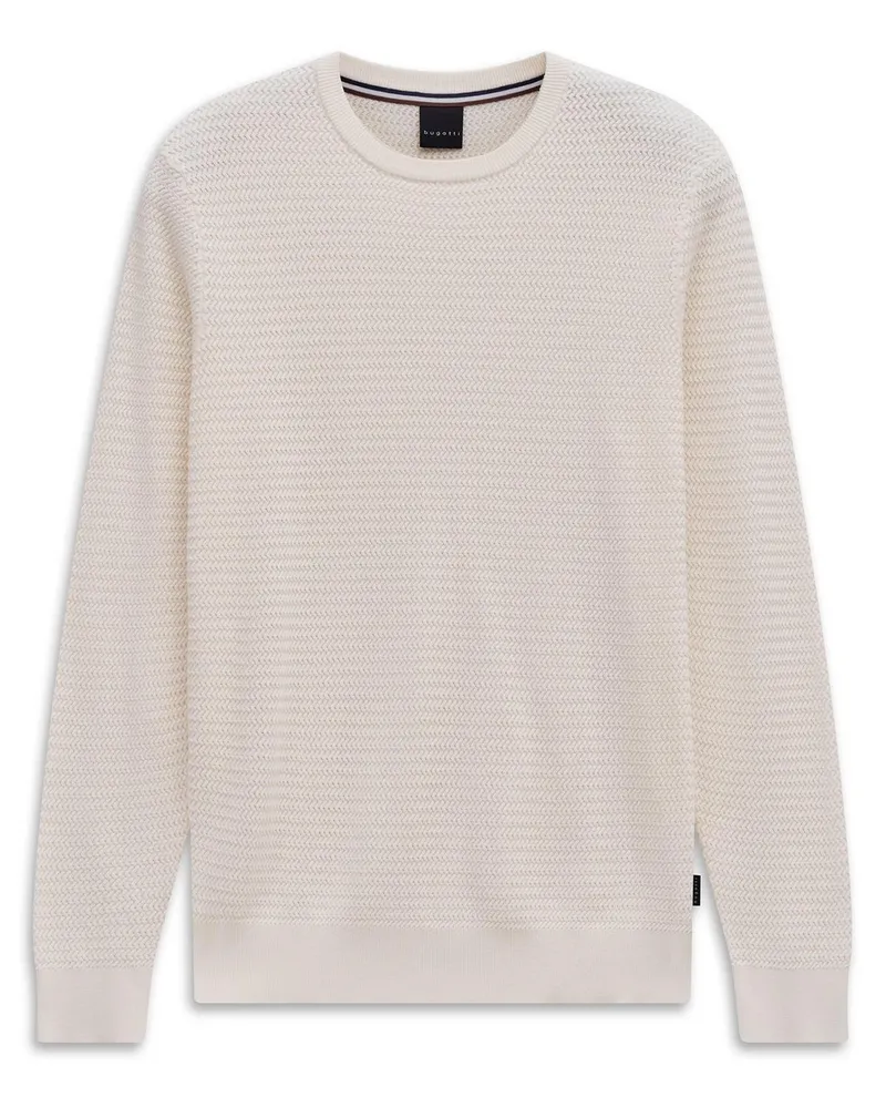 Bugatti Rundhals-Pullover  beige Beige