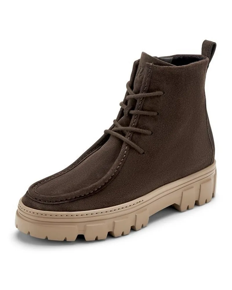 paul green Schnür-Stiefelette  braun Braun