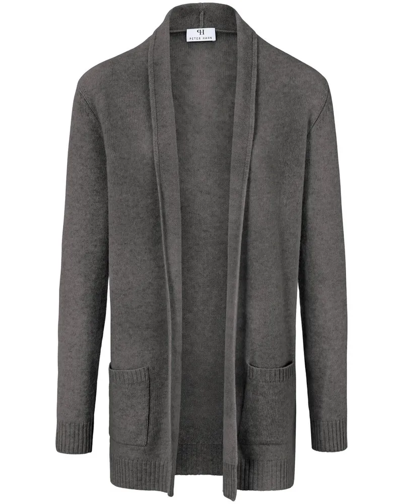 Peter Hahn Cardigan aus 100% Schurwolle  grau Grau