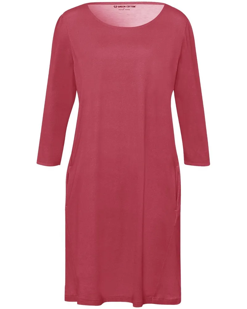 Green Cotton Jersey-Kleid Emma  rosé Rosé