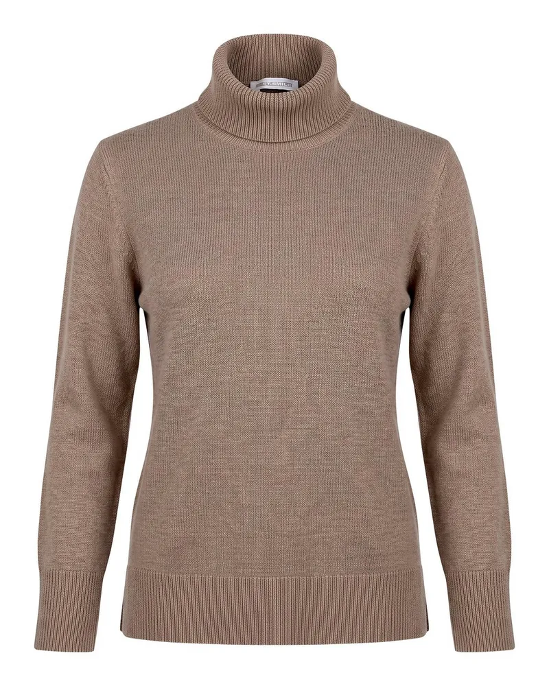 Peter Hahn Rollkragen-Pullover  beige Beige