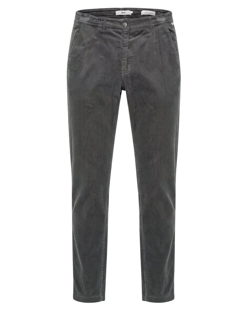 Brax Knöchellange „Slim Fit“-Cordhose  grau Grau