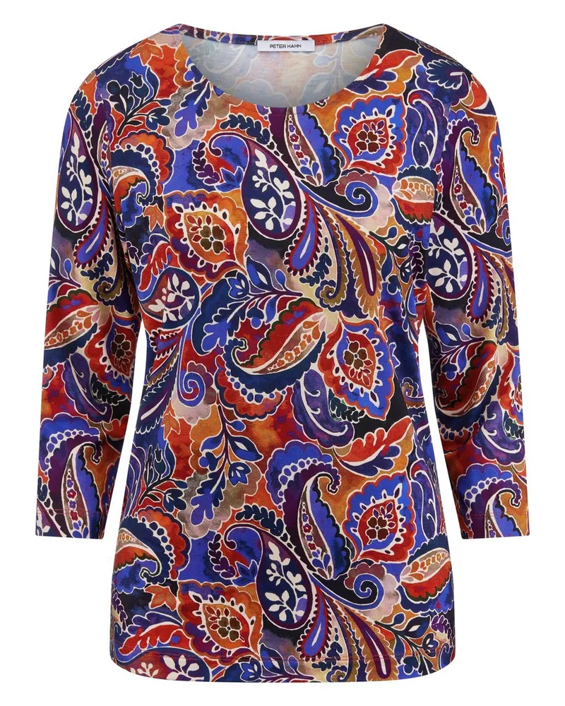 Peter Hahn Rundhals-Shirt 3/4-Arm  mehrfarbig Mehrfarbig