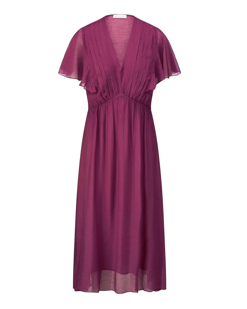 St. Emile Kleid V-Ausschnitt  pink Pink