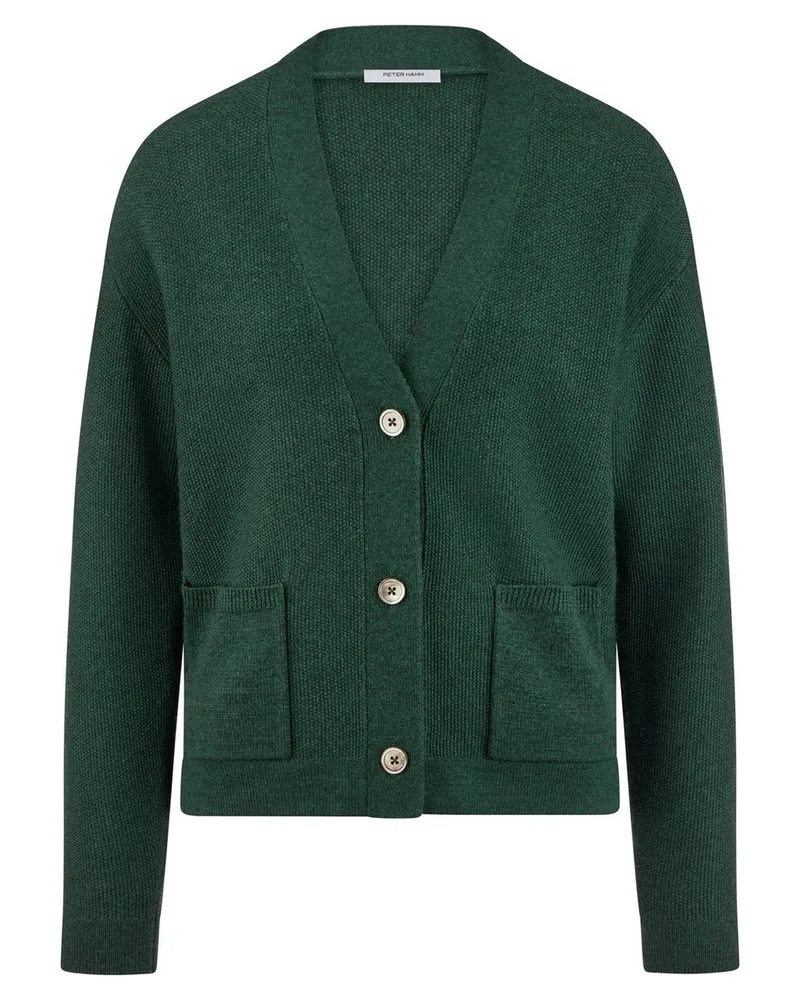 Peter Hahn Strickjacke  grün Grün