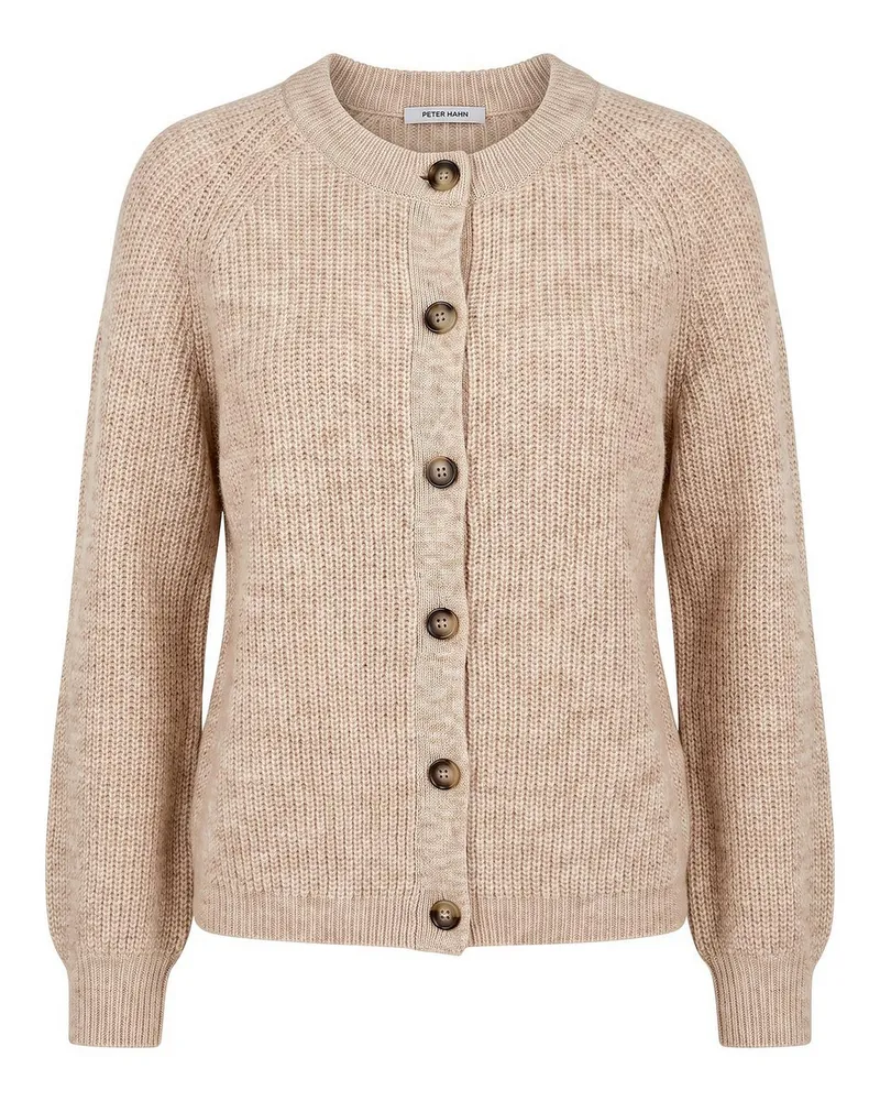 Peter Hahn Strickjacke  beige Beige