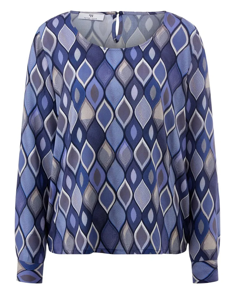 Peter Hahn Bluse  blau Blau