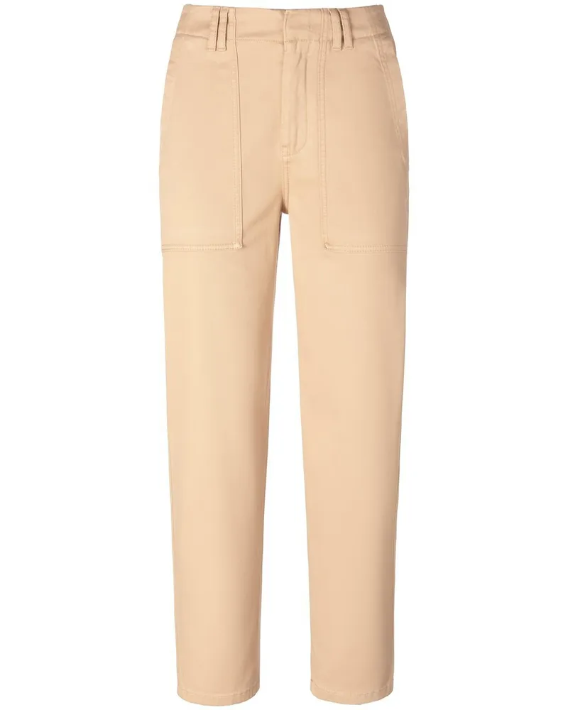 DAY.LIKE Knöchellange Feminine Fit-Hose  beige Beige