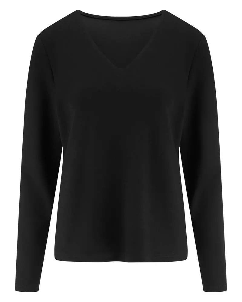 Peter Hahn V-Shirt  schwarz Schwarz