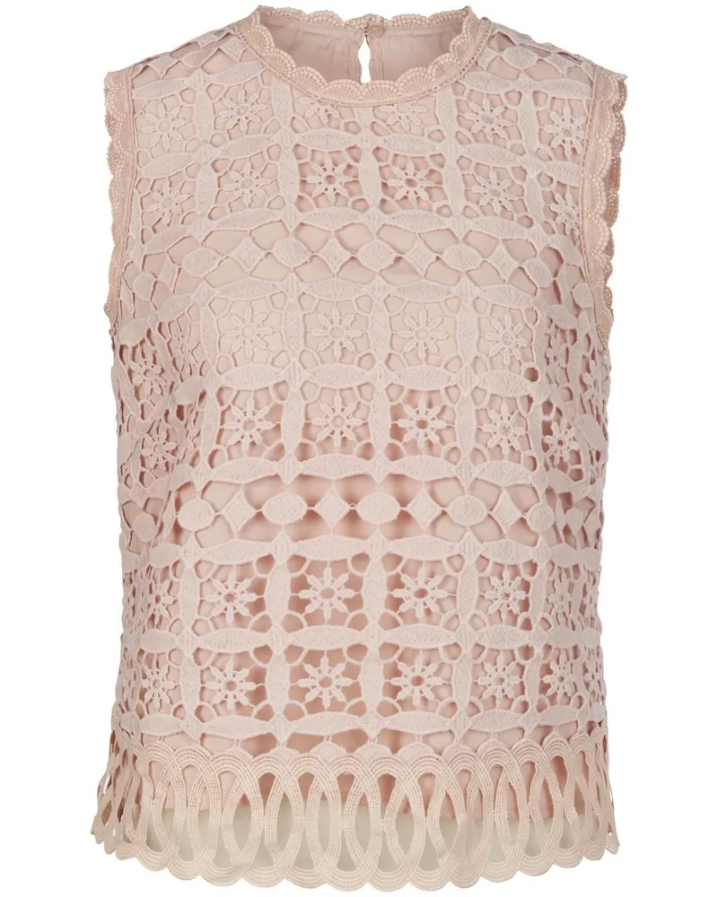 UTA RAASCH Spitzentop  rosé Rosé