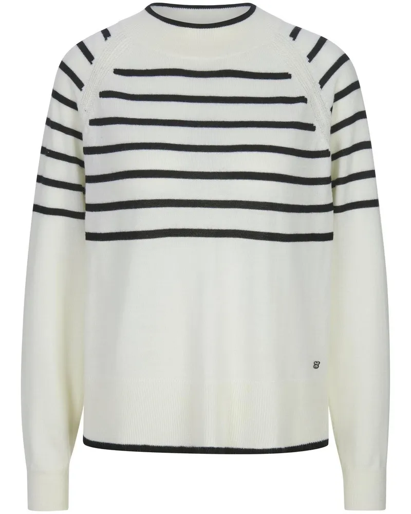 Basler Strickpullover  weiss Weiss