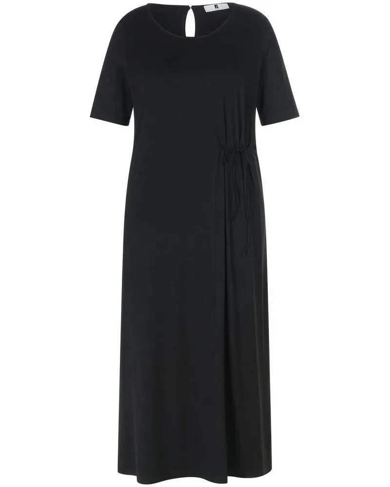 Anna Aura Jersey-Kleid Rundhals-­Ausschnitt  schwarz Schwarz