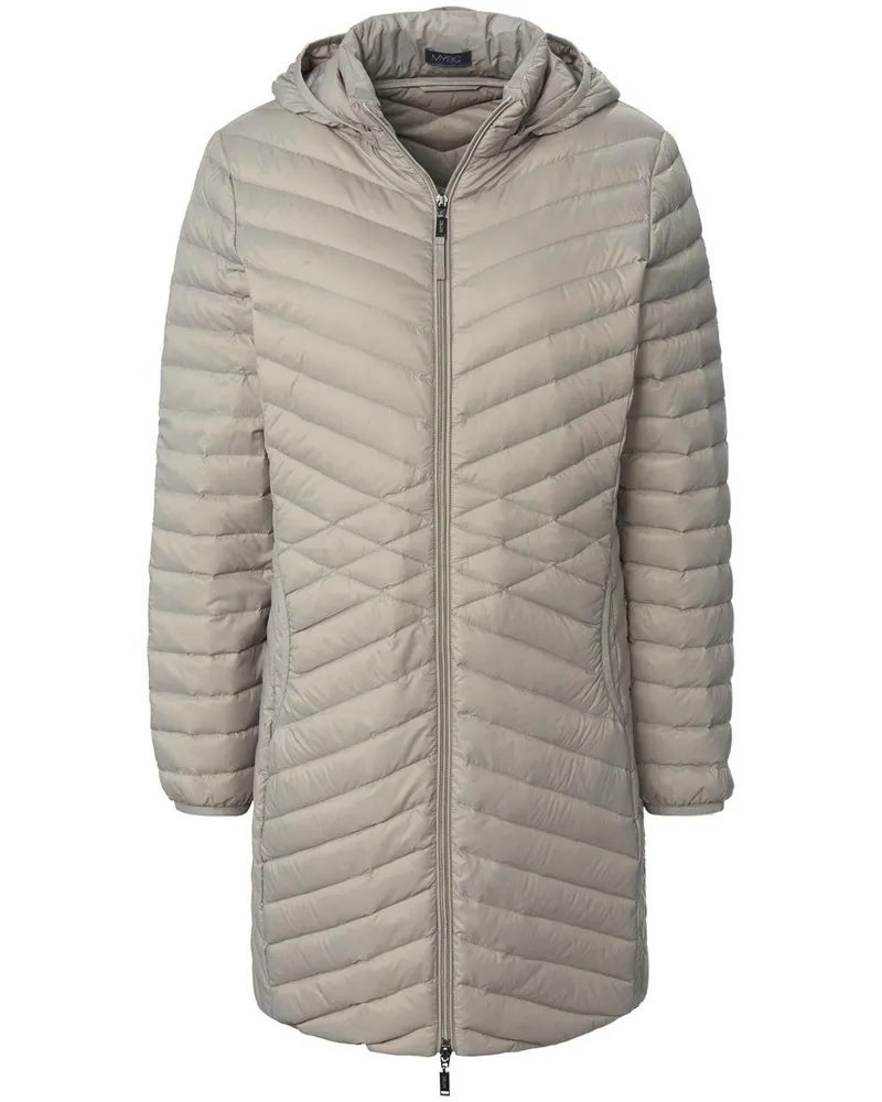 Peter Hahn Daunen-Long-Steppjacke  beige Beige