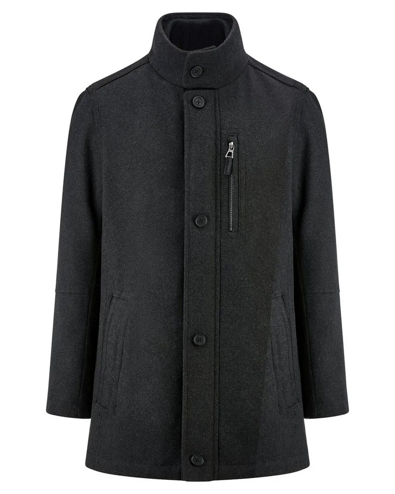 Peter Hahn Winterwarme Jacke  grau Grau