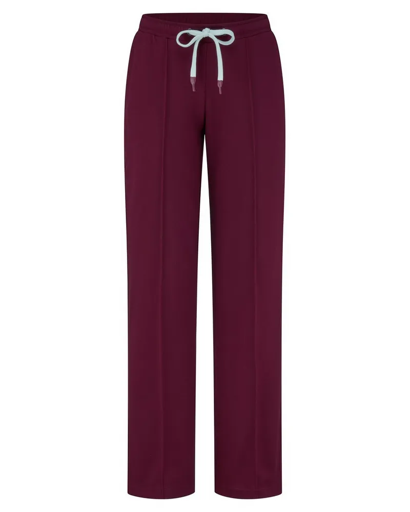 Peter Hahn Straight Fit-Jersey-Hose  rot Rot