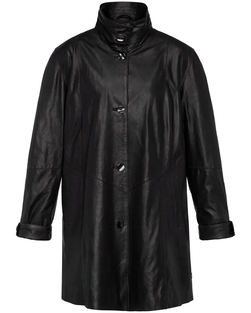 Anna Aura Ledermantel aus 100% Leder  schwarz Schwarz