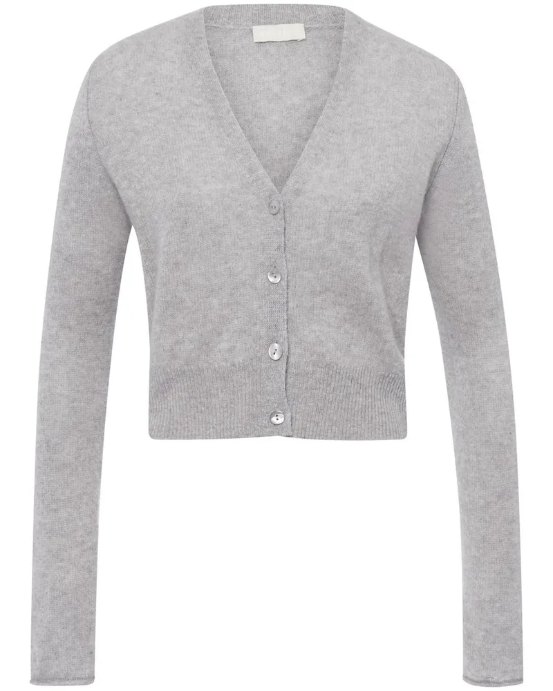 Include Strickjacke V-Ausschnitt  grau Grau