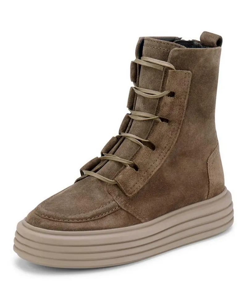 Kennel & Schmenger Plateau-Schnürstiefelette Lilo  beige Beige