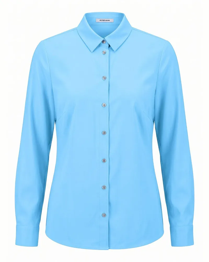 Peter Hahn Bluse  blau Blau