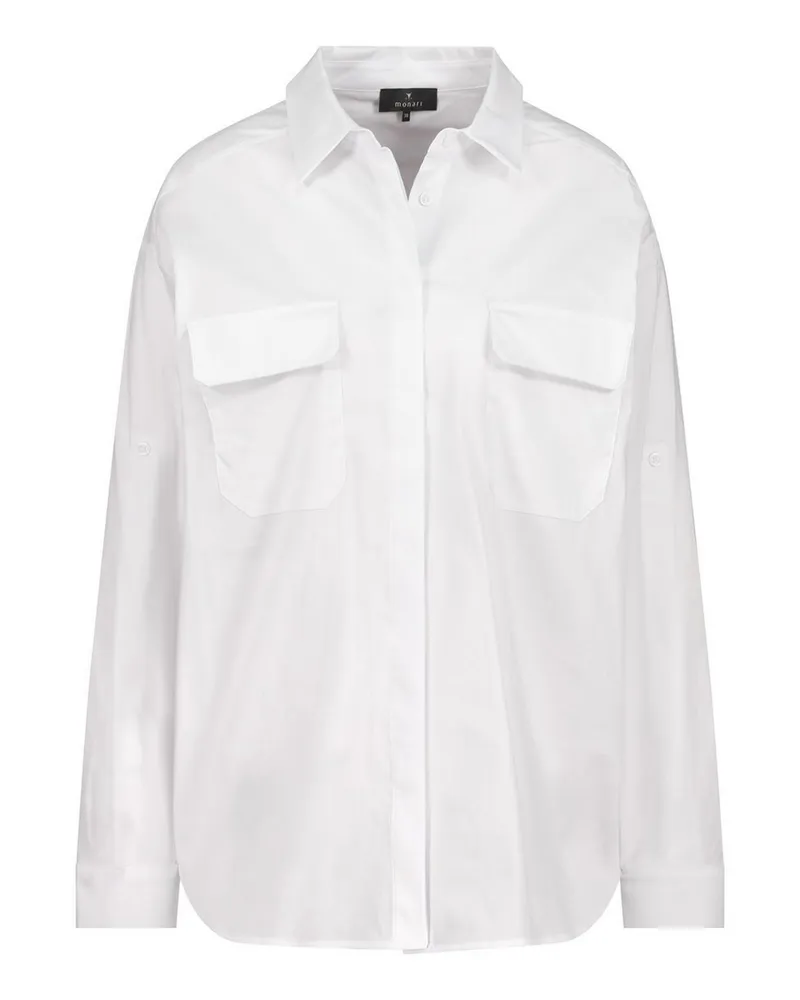 monari Long-Bluse  weiss Weiss