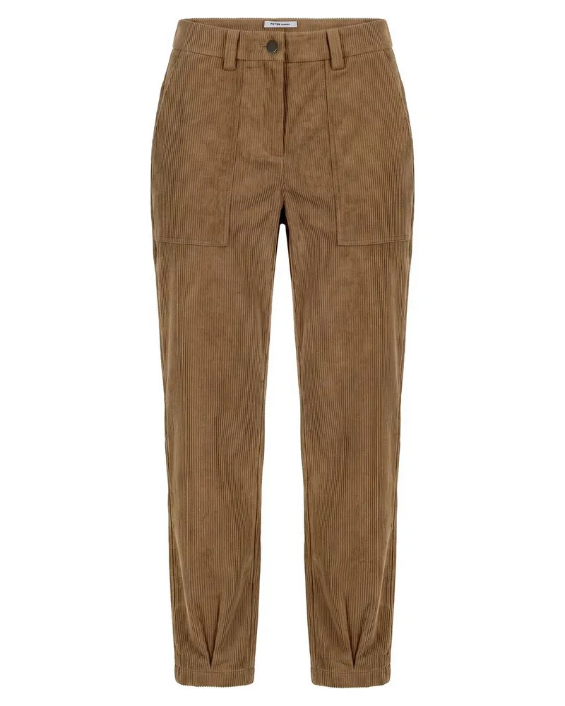 Peter Hahn Knöchellange Modern Fit-Cordhose  braun Braun