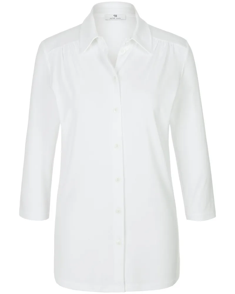 Peter Hahn Jersey-Bluse 3/4-Arm  weiss Weiss