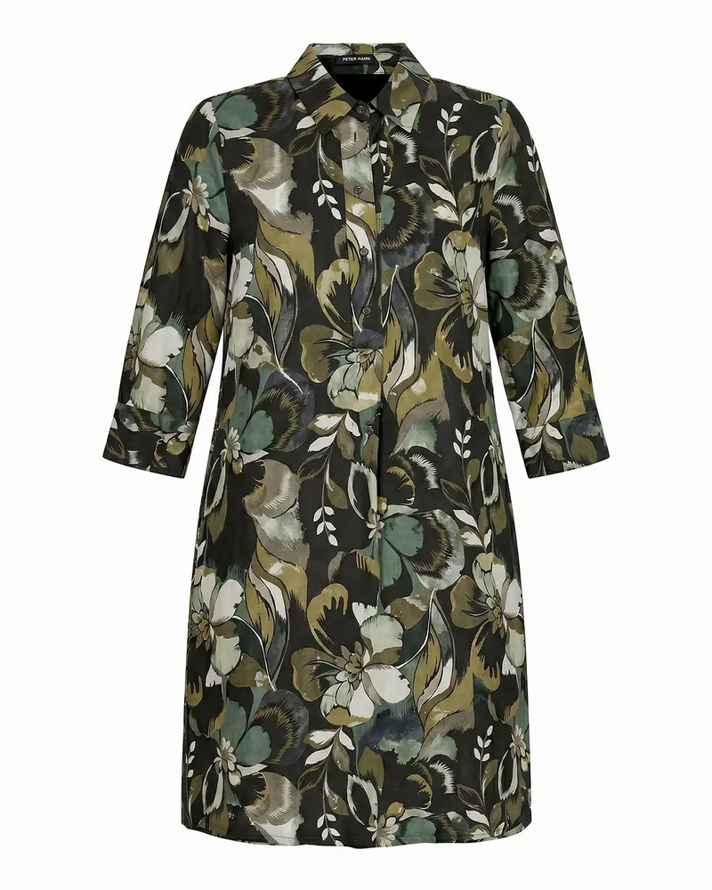 Peter Hahn Kleid 3/4-Arm  grün Grün
