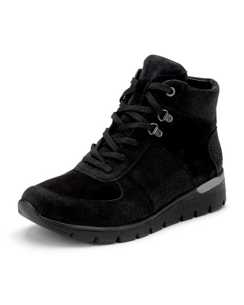 Waldläufer Schnür-Stiefelette Ramona Bungeez schwarz Schwarz