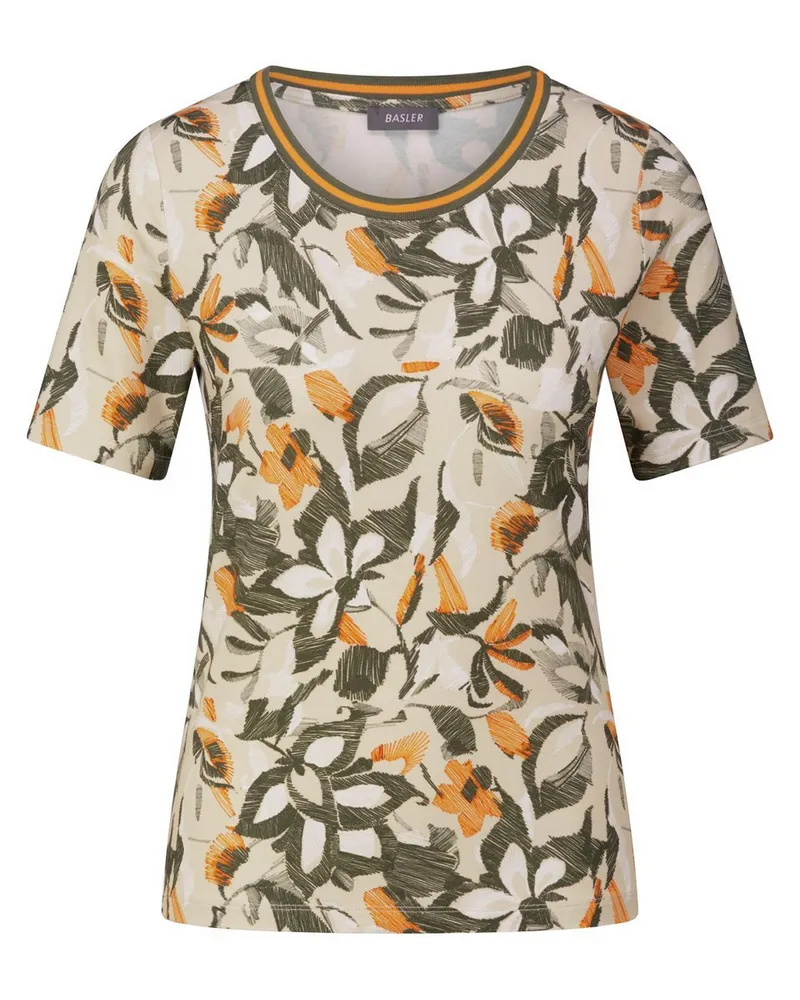 Basler Rundhals-Shirt  mehrfarbig Mehrfarbig