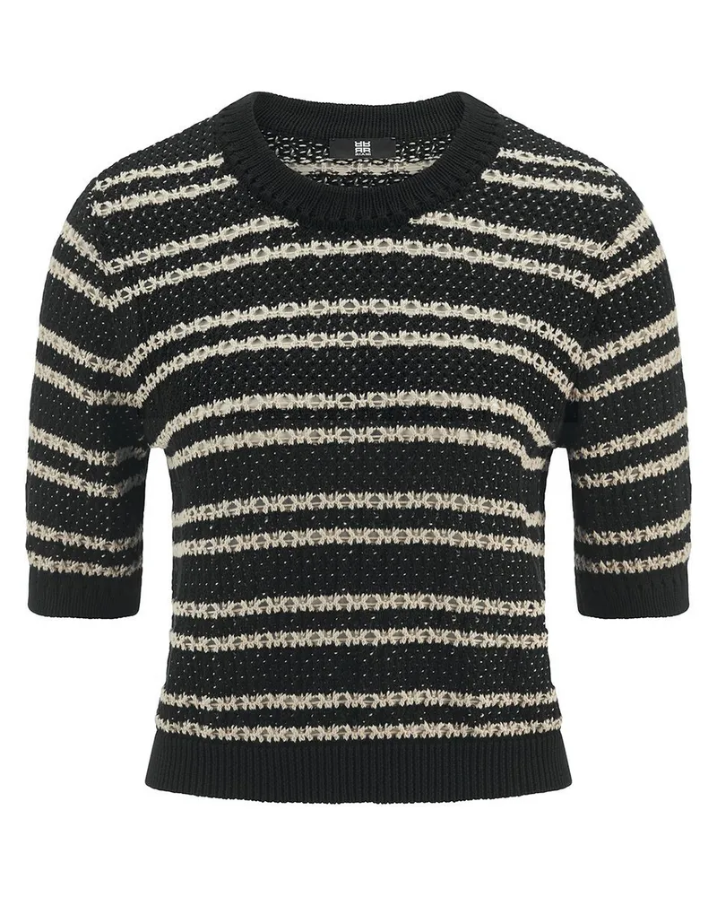 Riani Rundhals-Pullover  schwarz Schwarz