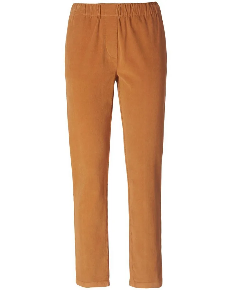 Peter Hahn Feincord-Schlupf-Hose  braun Braun