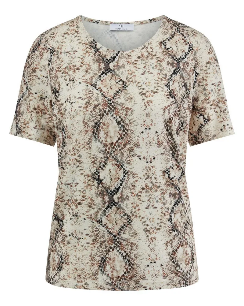 Peter Hahn Rundhals-Shirt  beige Beige