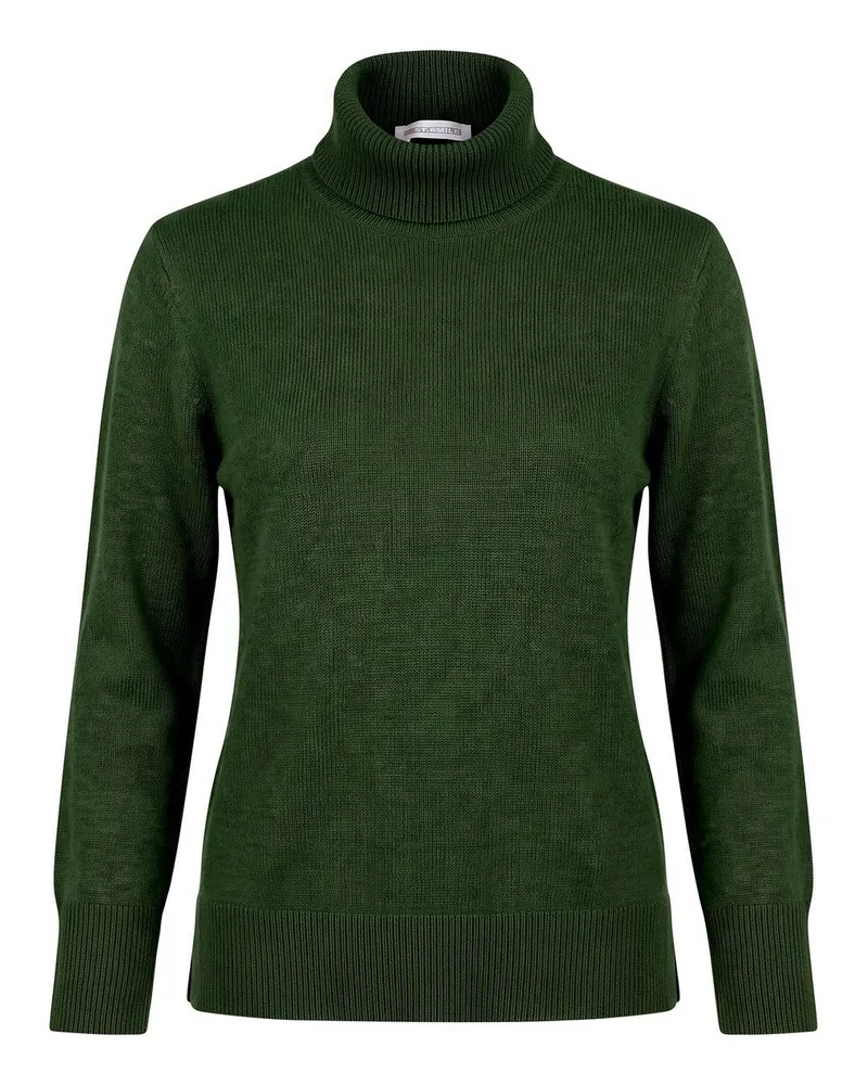 Peter Hahn Rollkragen-Pullover  grün Grün