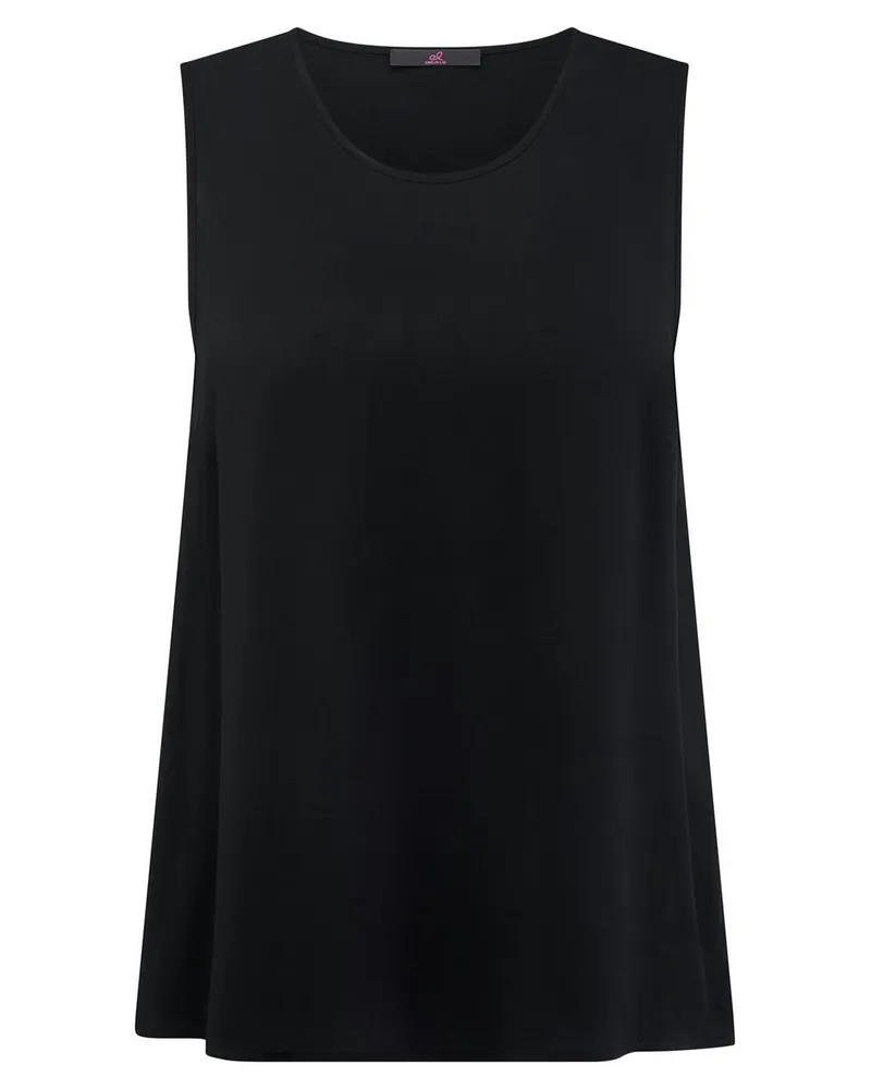 Emilia Lay Rundhals-Top  schwarz Schwarz