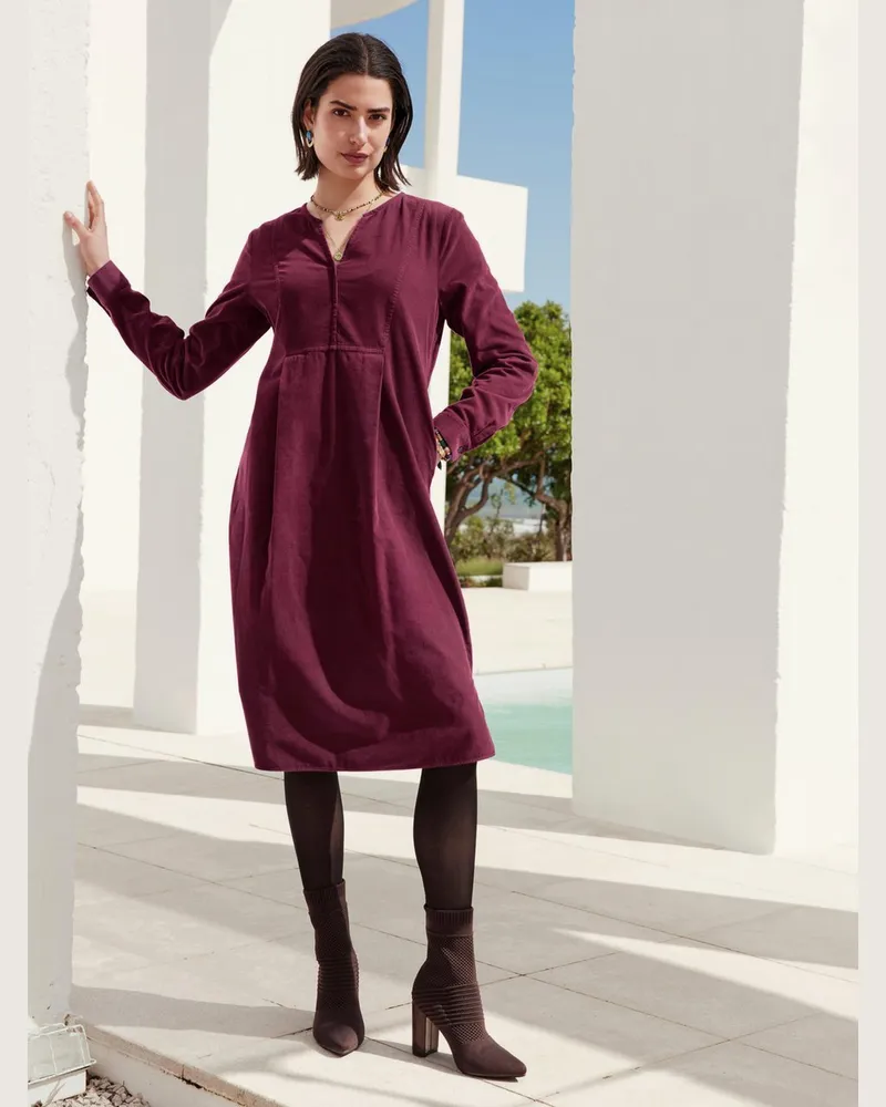 Peter Hahn Cord-Kleid  pink Pink