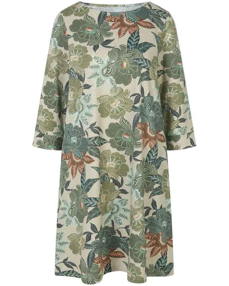 Green Cotton Jersey-Kleid Ivy  beige Beige