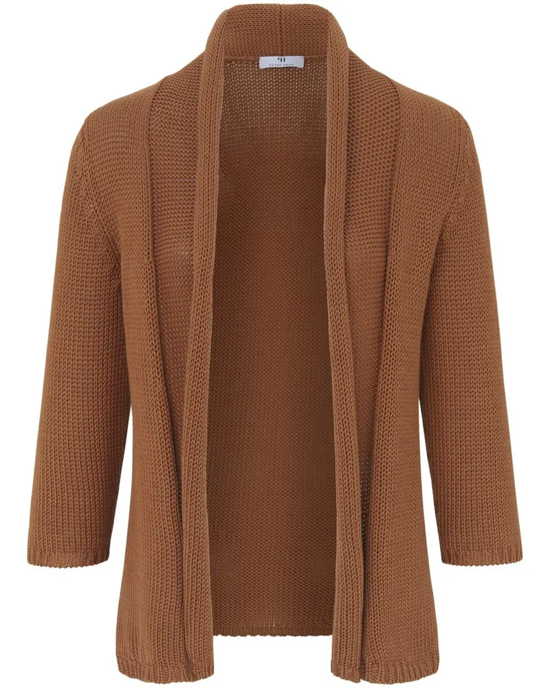 Peter Hahn Cardigan 3/4-Arm  braun Braun