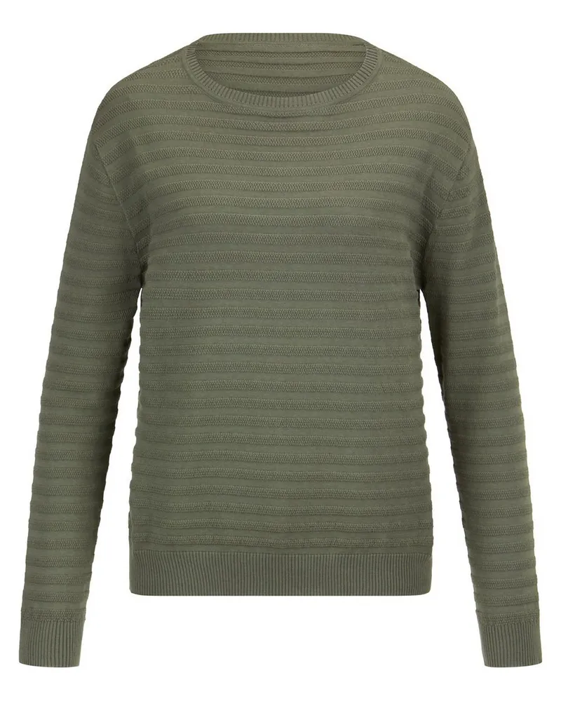 Peter Hahn Rundhals-Pullover aus 100% SUPIMA®-­Baumwolle  grün Grün