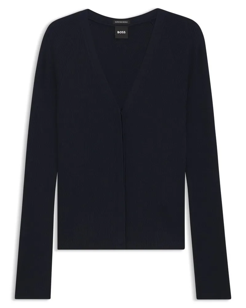 HUGO BOSS Strickjacke Friva  blau Blau