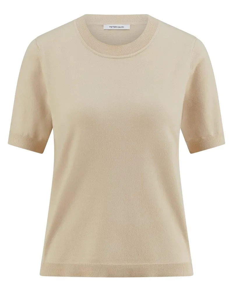 Peter Hahn Rundhals-Pullover  beige Beige