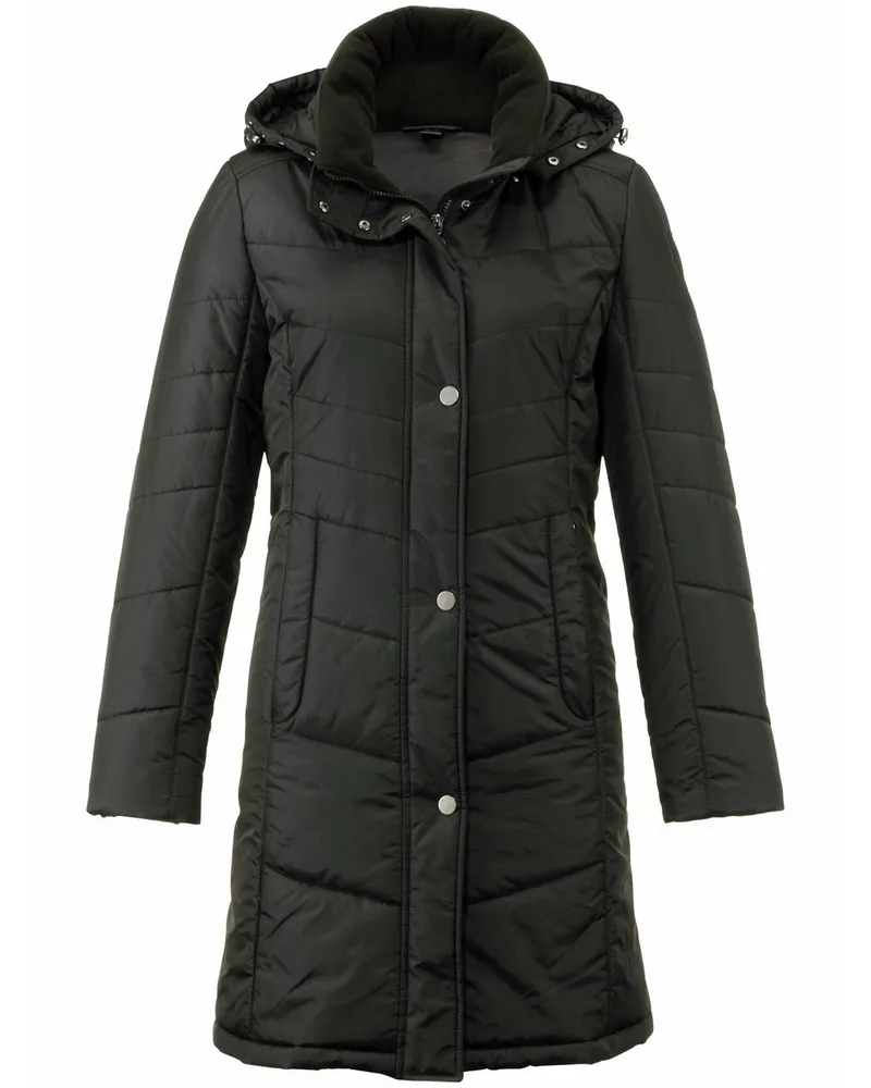 Peter Hahn Warmer Steppmantel  schwarz Schwarz